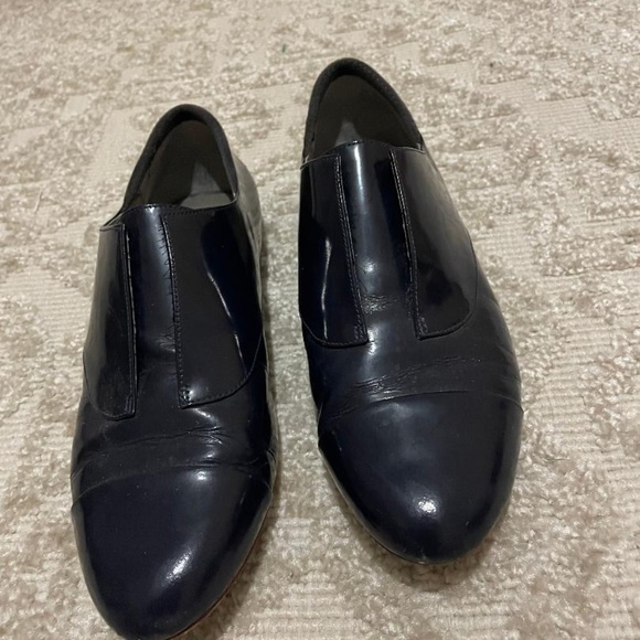Tsubo Blue Patent Leather flats Women's size 9, very comfortable - Picture 2 of 6
